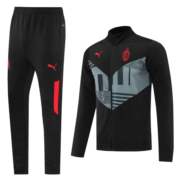 Chandal AC Milan 2022-23 Negro Gris